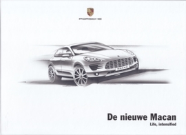 Macan introduction brochure, 52 large pages (A4), 10/2013, hard covers, Dutch