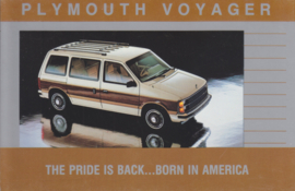 Voyager, US postcard, continental size, 1986