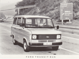 Ford  Transit Bus, press photo, Dutch, 1983