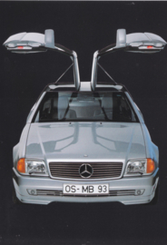 300 SL Gullwing by Karmann, A6-size postcard, 1993, German