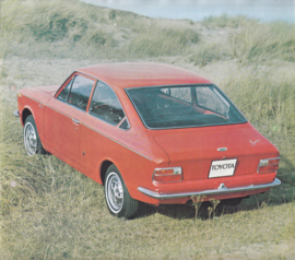 Corolla 1200 range brochure, 8 pages,  about 1970, Dutch language