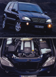 Mercedes-Benz ML 55 AMG & 270 CDI, press photo, Germany, 9/1999, IAA