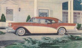 Special Model 43 4-Door Riviera, US postcard, standard size, 1957, # DS-470