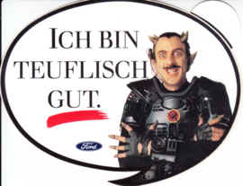 Ford - Teuflish gut, sticker, 10 x 13 cm