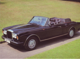 Continental Convertible, DIN A6-size postcard, 1989, English language