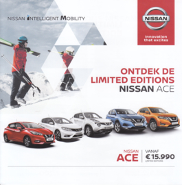 Ace models  brochure, 6 pages, 01/2018, Dutch language