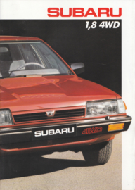 Program 1.8 4WD brochure, 38 pages, French language, about 1986, Swiss