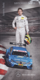 Roberto Mehri, DTM season 2012, large card, German language, printed signature