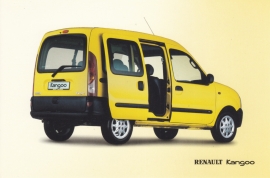 Kangoo maintenance prices, A6 size card, Dutch language, about 2000