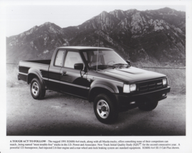 B2600i 4x4 SE-5 Cab Plus pick-up, press photo, USA, 1991