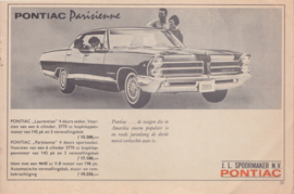 Opel & Pontiac program brochure, 32 small pages, 1965, Dutch