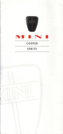 Mini Cooper & Sprite brochure, 12 pages, Dutch language, # E0869