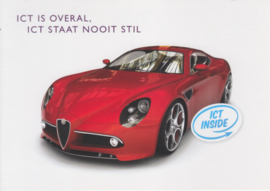 8C Coupe postcard, DIN A6-size, Dutch language, 2010
