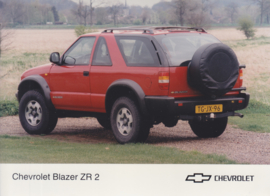 Chevrolet Blazer ZR2 - press photo, Dutch [export] - 1998
