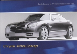 Chrysler Airflyte Concept, A6-size postcard, Geneva 2003