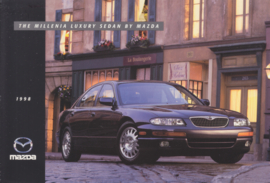 Millenia Luxury Sedan (Xedos), 1998, US postcard, A5-size
