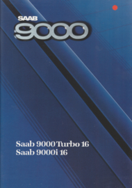 9000 Turbo 16 & 9000 i 16 brochure, 60 pages, 1987, German language, # 225177