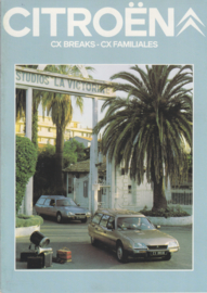 CX Break & Familiale brochure, 12 pages, 1981, Dutch language