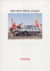 Tercel Allrad (4WD) brochure, 4 pages, 10/1982, German language