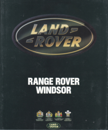 Range Rover Windsor folder, 4 pages, about 1994, Dutch language