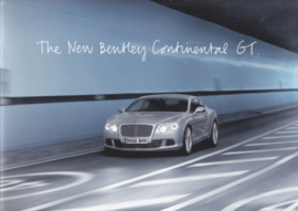 Bentley Continental GT press brochure, 32 pages, 2010, English language