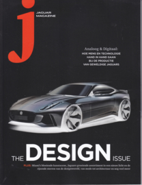 J [Jaguar Magazine], the Design Issue, A4-size, 80 pages, Dutch language, 2016/17