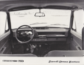 Zastava 1100 GTL dashboard, press photo, Belgium, c1984