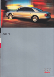 A8 Sedan/quattro double brochure, 48 + 26 pages, 05/1995, German language