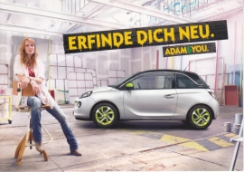 Adam postcard, Edgar freecard, # 16.850, German language