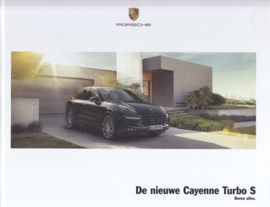 Cayenne Turbo S brochure, 52 large pages (A4), 01/2015, hard covers, Dutch