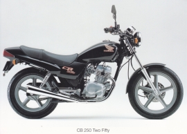 Honda CB 250 Two Fifty postcard, 18 x 13 cm, no text on reverse, about 1994