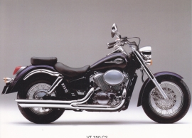 Honda VT 750 C2 postcard, 18 x 13 cm, no text on reverse, about 1994