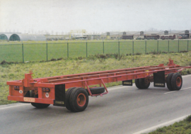 * 40 Feet container trailer, DIN A6-size postcard, Dutch issue