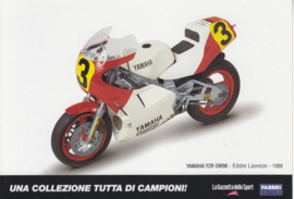 Yamaha YZR OW98 1988, Italian Promocard, DIN A6-size, # 5475