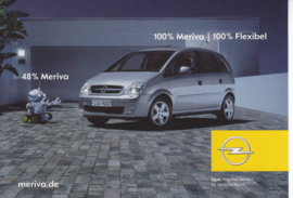 Meriva postcard, DIN A6-size, Boomerang freecard, German language