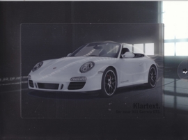 Genetischer Code: Dr. Ing. brochure with separate 911 GTS item in magnetic close box, 44 pages, 08/2010, German