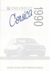 Corsica brochure, 6 pages, export, 1990, Dutch/English language