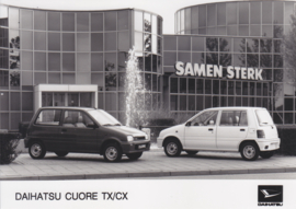 Daihatsu Cuore TX/CX 3-/5--Door, press photo, Dutch, 1989
