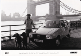 Fiat Uno [Car of the year 1984], very large press photo, Italy, 1984