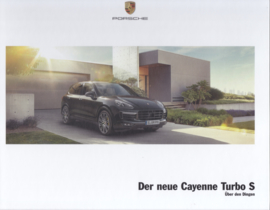 Cayenne Turbo S brochure, 52 large pages (A4), 01/2015, hard covers, German