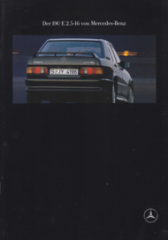 190E 2.5-16 brochure,  26 pages, 03/1991, German language