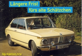 1602 Touring, A6-size postcard, FDP issue, German, 2016