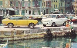 850 Special & Sport coupé, standard size, Italian postcard, undated, about 1967
