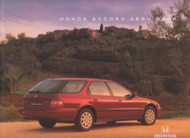 Accord Aerodeck brochure, 12 pages, larger than A4-size, c1996, Dutch language