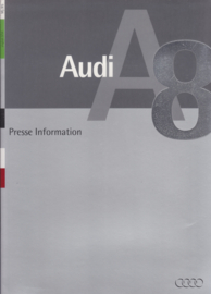 Audi A8 Sedan press kit with  photo's & sheets, Germany, 9/1994