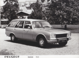 Peugeot 504 Break, press photo, France, 1980s