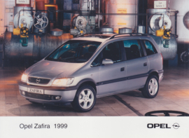 Opel Zafira, press photo, Dutch, 1999