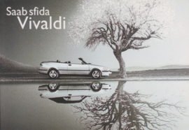 9-3 Cabriolet postcard, A6-size, Citrus Promotion, Italian language, # 0530