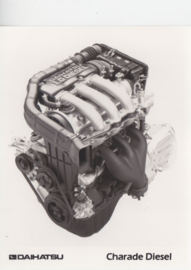 Daihatsu Charade Diesel engine, press photo, Belgium, 1/1984