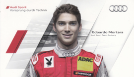 Racing driver Edoardo Mortara, postcard 2011 season, German language